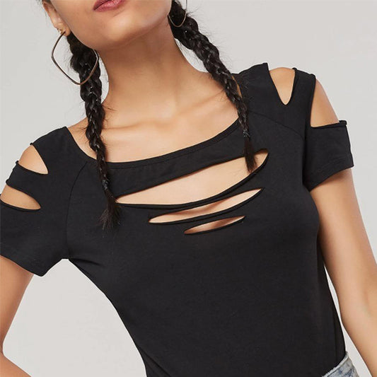 Perfectly Slashed Gothic Tee