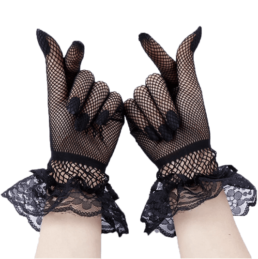 Mesh Gothic Sweet Gloves