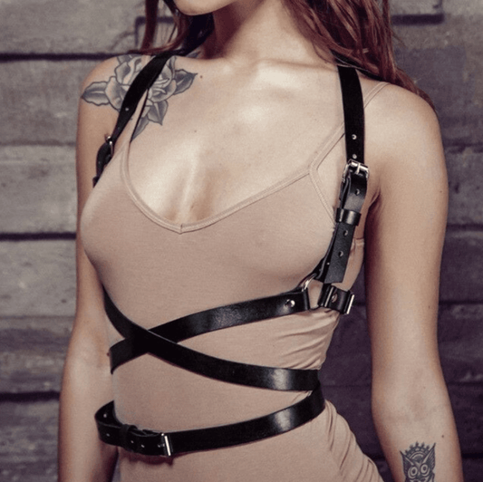 Goth Body Bondage Harness