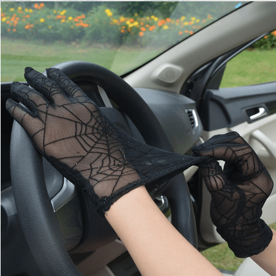 Spider Short Lace Gloves