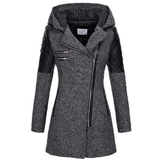 Darkness Zipper Slim Coat