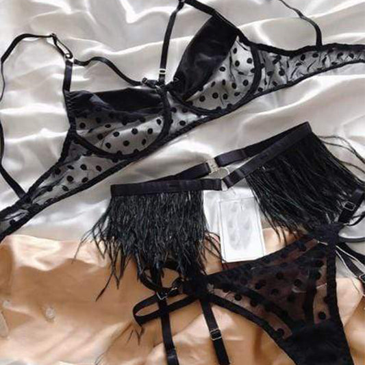 Dark Morphine Bondage Lingerie Set