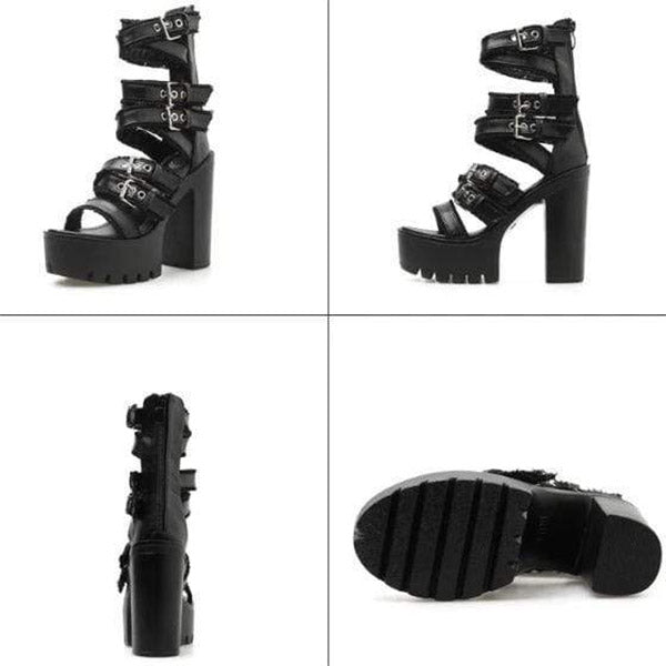 Slick Platform Sandals