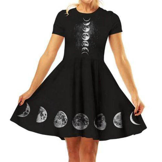 Gothic Witch Moon Dress