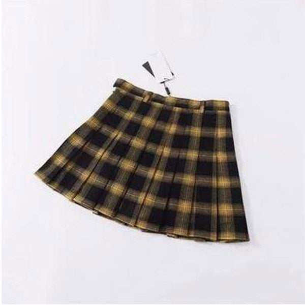 Gothic Harajuku Pleated Skirt