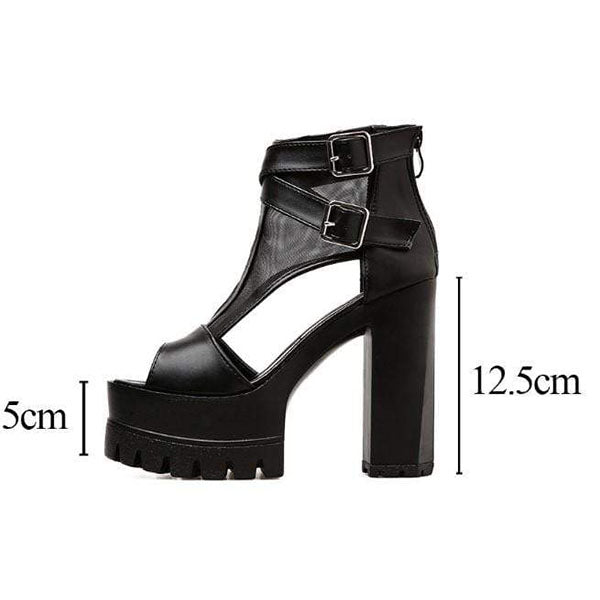 CARLA Gothic Cover Heels Platform Shoes