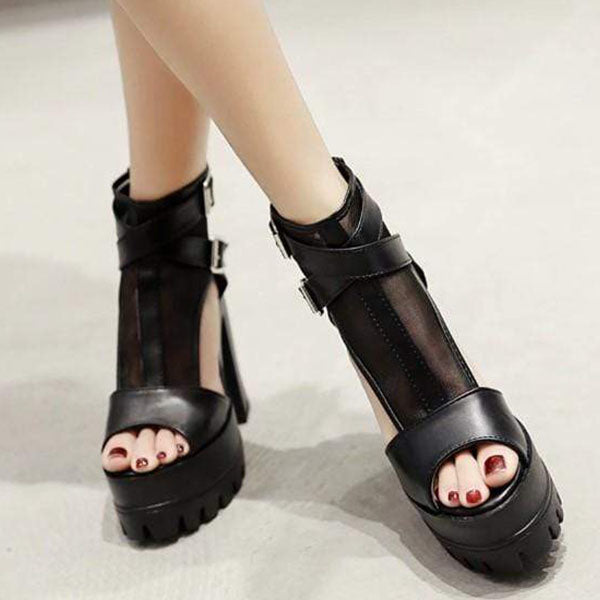 CARLA Gothic Cover Heels Platform Shoes