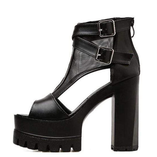 CARLA Gothic Cover Heels Platform Shoes