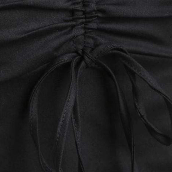Gothic Dress Women Lace Up Corset