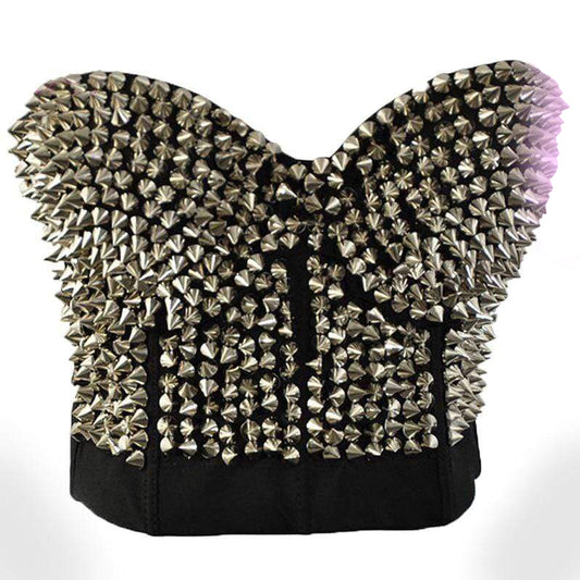 Sikk Studded Rivet Bra