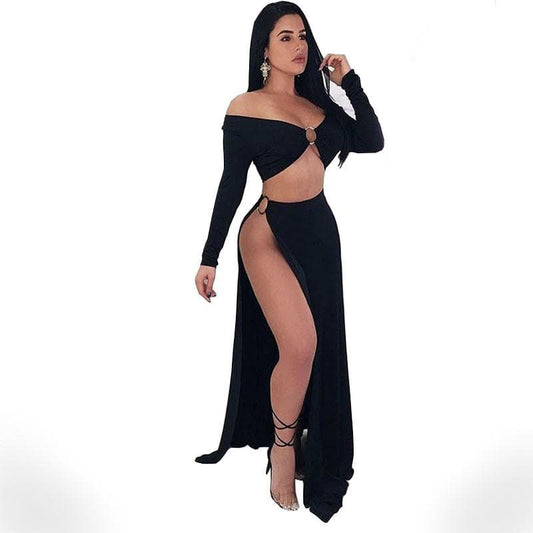 Symbiotic Black Dress