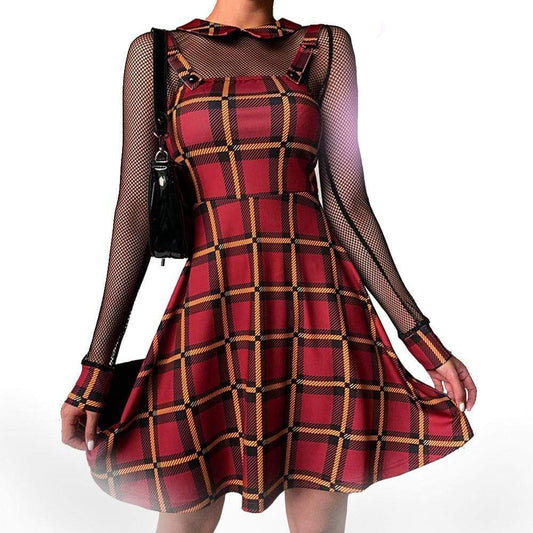 Tartan Checkered Plaid Dress