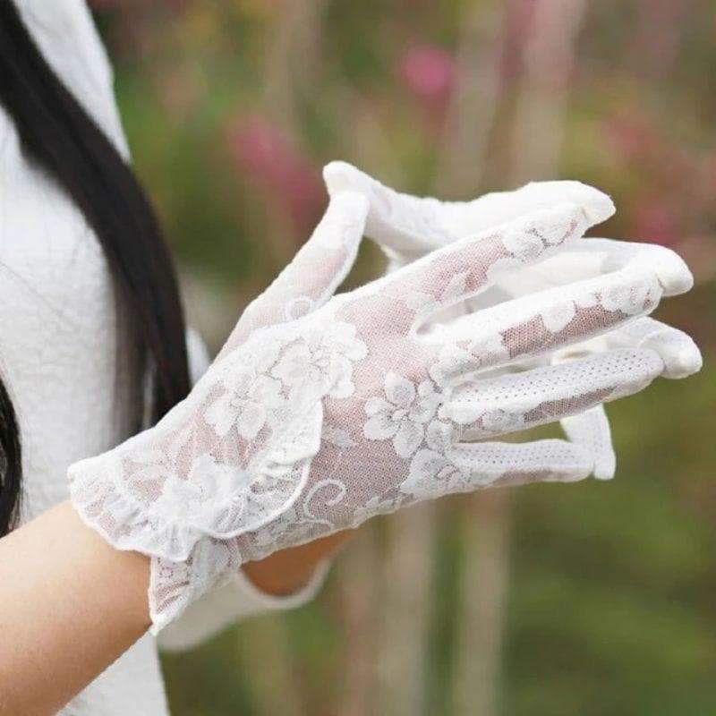 Lotus Steampunk Gloves