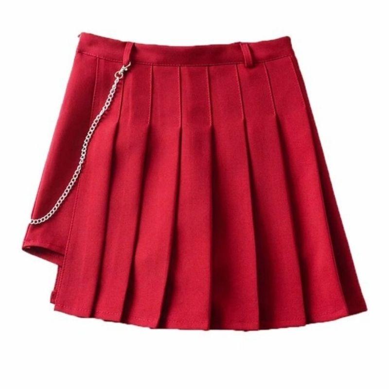 Wicked Scholar Pleated Punk Skirt