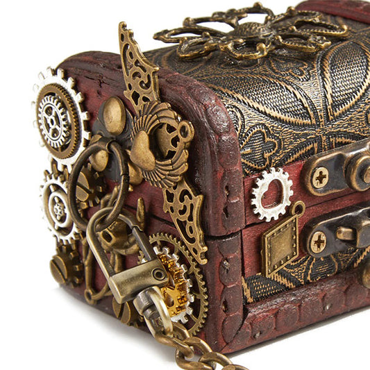 Wooden Treasure Box Mini Bag