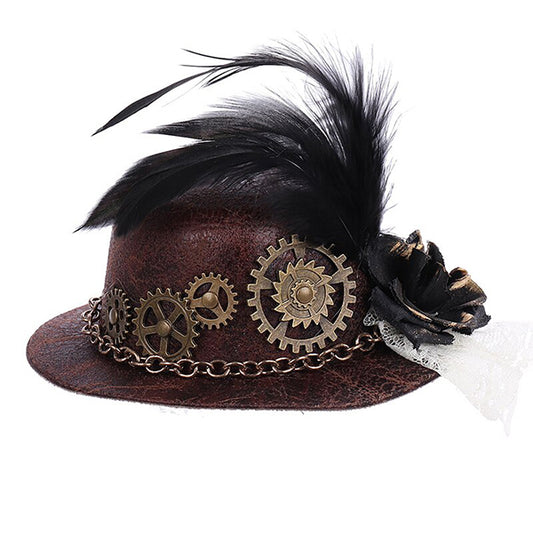 Bridget Steampunk Mini Top Hat