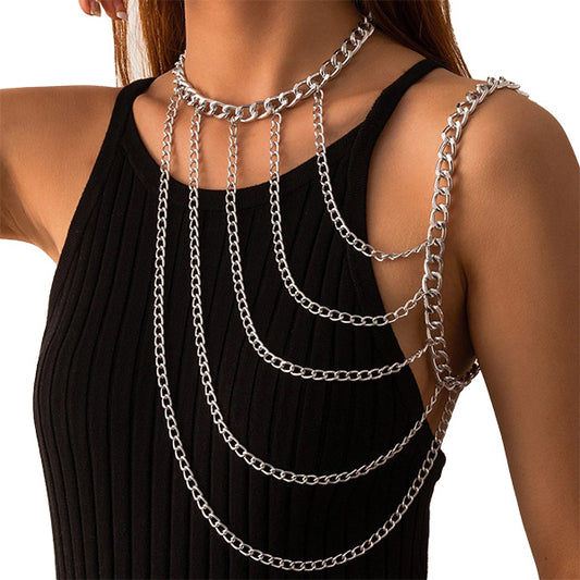 Valkyrie Shoulder Chain Necklace