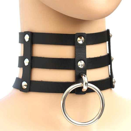 Caged Ring Choker