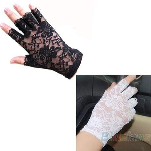 Sexy Goth Lace Gloves