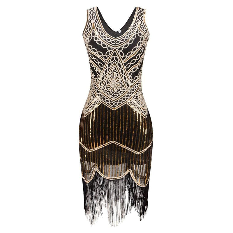 The Vintage Fringe Flapper Dress