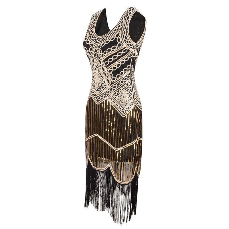 The Vintage Fringe Flapper Dress