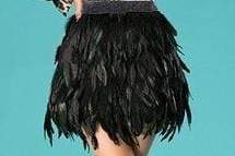 Peacock Mini Feather Skirt