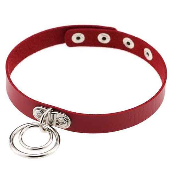 Double Ring Goth Choker
