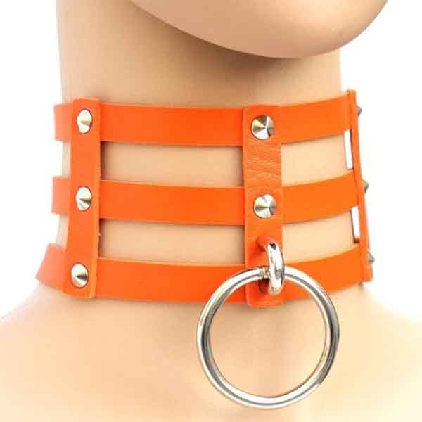 Caged Ring Choker