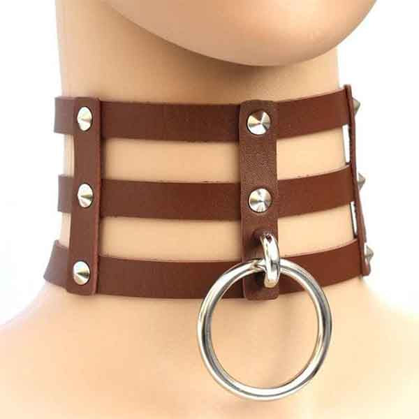 Caged Ring Choker