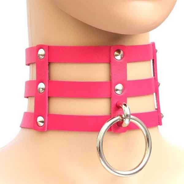 Caged Ring Choker