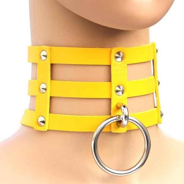 Caged Ring Choker