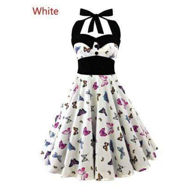 Retro Skull Party Dress