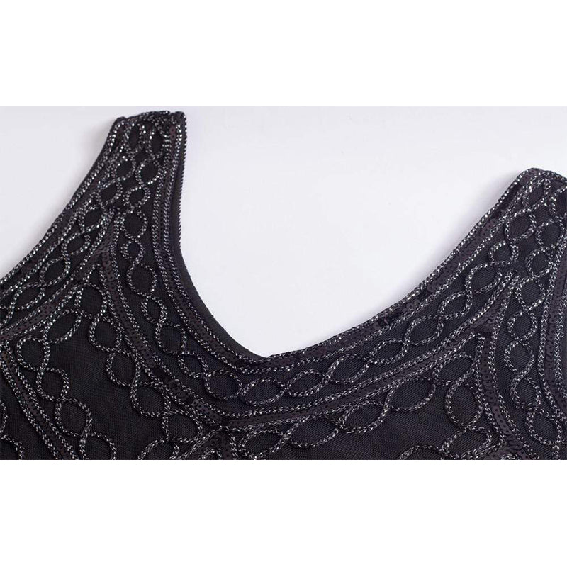 The Vintage Fringe Flapper Dress