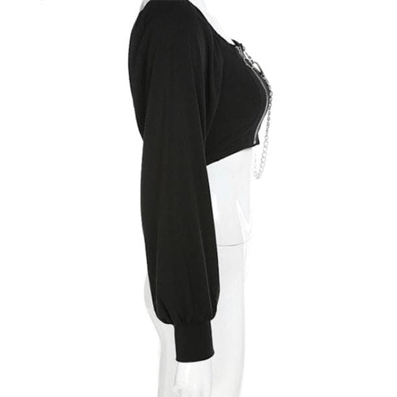 Death's Door Puff Sleeved Top