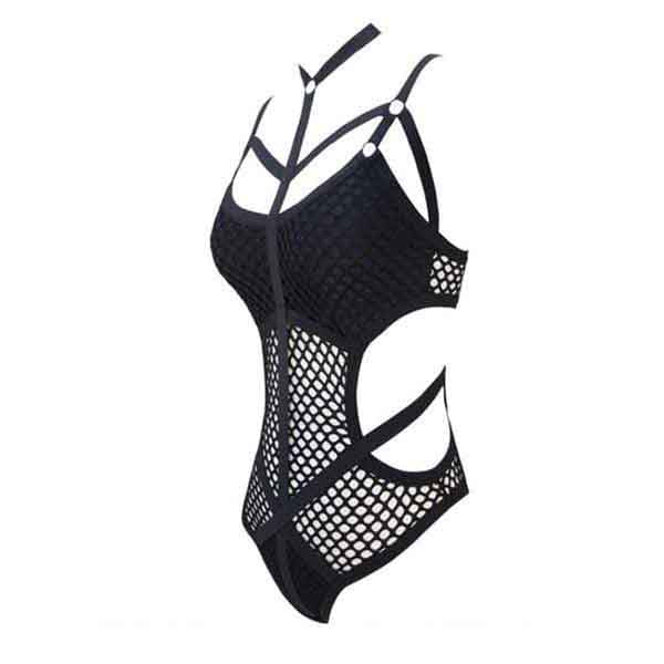 Sexy Fishnet Bondage Bodysuit