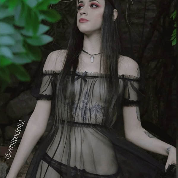 Princess Mesh Sleepwear Goth Lingerie